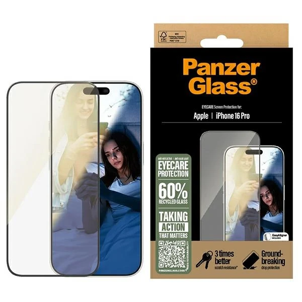 Panzer Glass PanzerGlass EyeCare ekrano apsauga Apple iPhone 16 Pro 6.3