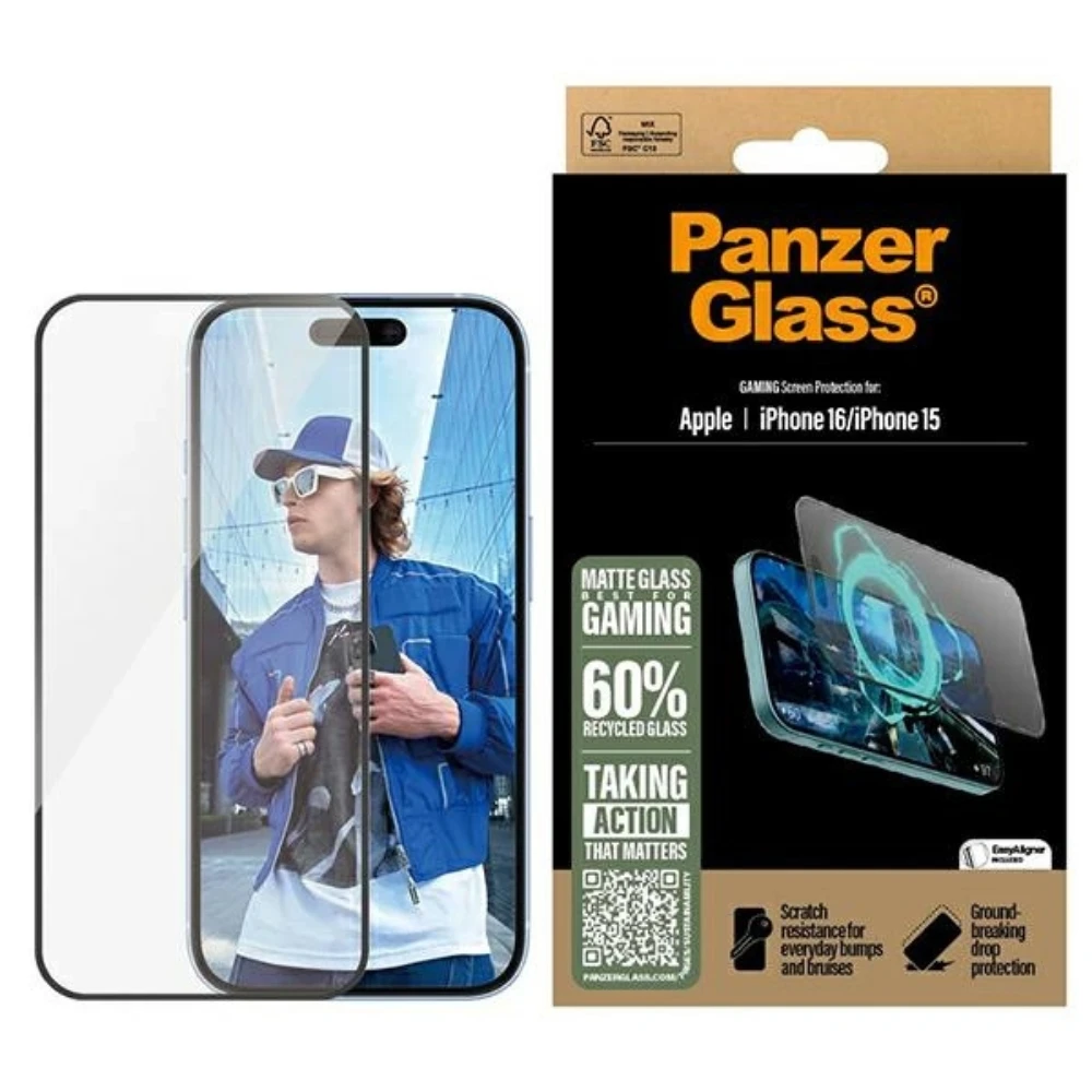 Panzer Glass PanzerGlass žaidimų ekrano apsauga Apple iPhone 16 6.1