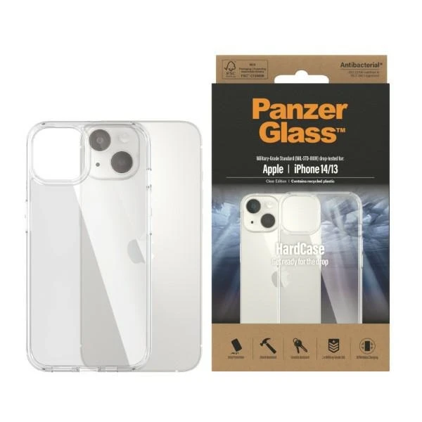 Panzer Glass PanzerGlass | Kietas dėklas | Apple | iPhone 14/13 | Išvalyti | Suderinamas su belaidžiu įkrovimu; 100% perdirbta rėmo medžiaga aprašymas - Prekės nuotrauka Panzer Glass PanzerGlass | Kietas dėklas | Apple | iPhone 14/13 | Išvalyti | Suderinamas su belaidžiu įkrovimu; 100% perdirbta rėmo medžiaga aprašymas - Prekės nuotrauka
