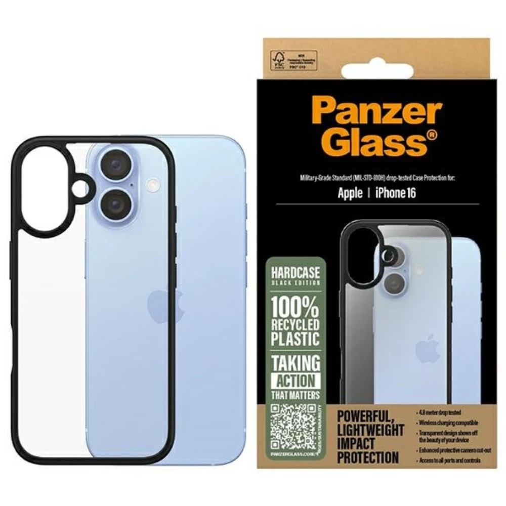 Panzer Glass PanzerGlass HardCase Apple iPhone 16 6.1" dėklas telefonui juodos spalvos/dėklas telefonui juodos spalvos 1295 aprašymas - Prekės nuotrauka Panzer Glass PanzerGlass HardCase Apple iPhone 16 6.1" dėklas telefonui juodos spalvos/dėklas telefonui juodos spalvos 1295 aprašymas - Prekės nuotrauka
