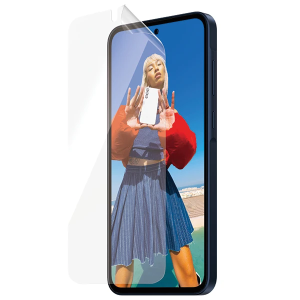 Panzer Glass PanzerGlass Matrix Ultra-Wide Fit folija su padėties nustatymo reguliatoriumi Samsung Galaxy A35 5G aprašymas - Prekės nuotrauka Panzer Glass PanzerGlass Matrix Ultra-Wide Fit folija su padėties nustatymo reguliatoriumi Samsung Galaxy A35 5G aprašymas - Prekės nuotrauka