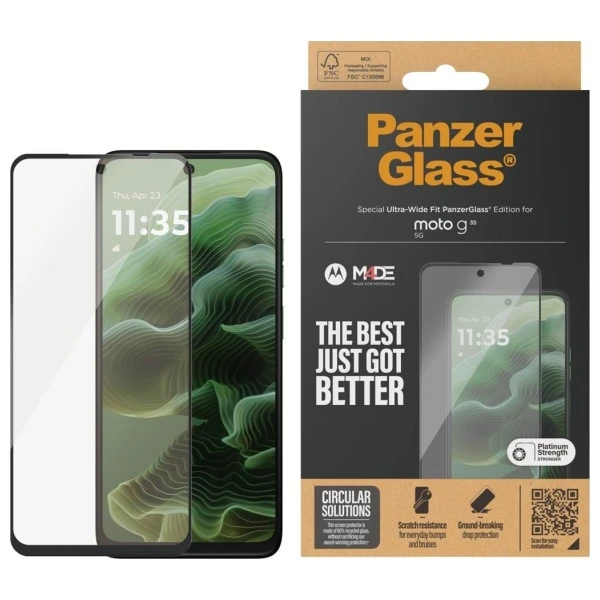 Panzer Glass PanzerGlass Motorola moto g35 5G Ekrano apsauga Ultra-Wide Fit 6596 aprašymas - Prekės nuotrauka Panzer Glass PanzerGlass Motorola moto g35 5G Ekrano apsauga Ultra-Wide Fit 6596 aprašymas - Prekės nuotrauka