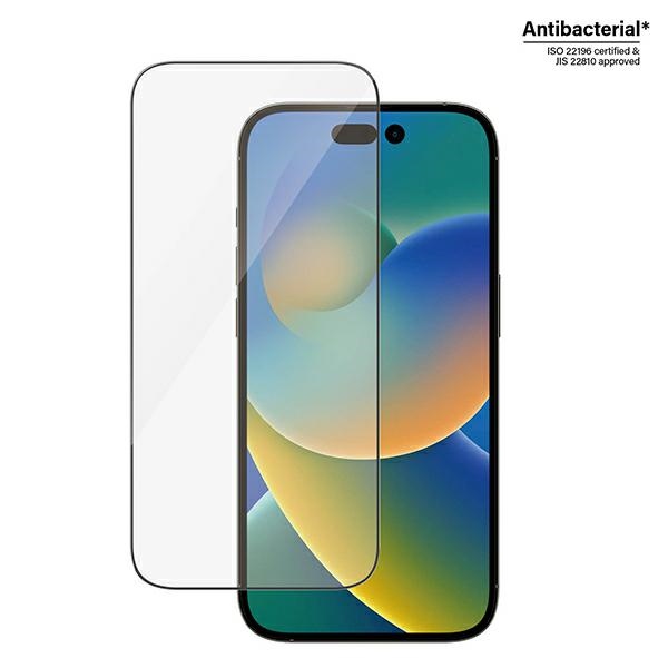 Panzer Glass PanzerGlass | Ekrano apsauga | Apple | iPhone 14 Pro | Stiklas | Išvalyti | Itin platus pritaikymas; Lengvas montavimas; Atsparus pirštų atspaudams aprašymas - Prekės nuotrauka