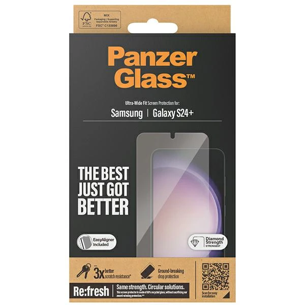 Panzer Glass PanzerGlass ekrano apsauga, skirta Samsung Galaxy S24+ 5G dėklui, draugiška (skaidri) aprašymas - Prekės nuotrauka Panzer Glass PanzerGlass ekrano apsauga, skirta Samsung Galaxy S24+ 5G dėklui, draugiška (skaidri) aprašymas - Prekės nuotrauka