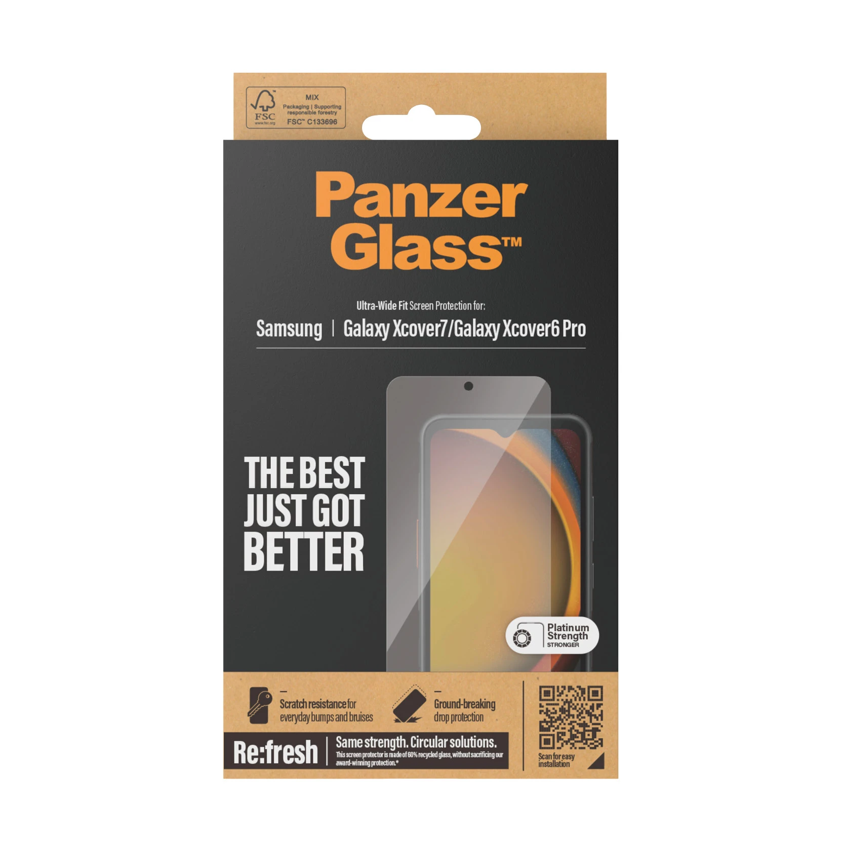 Panzer Glass PanzerGlass Ultra-Wide Fit Apsauginis stiklas Samsung Galaxy Xcover7 / Xcover6 Pro aprašymas - Prekės nuotrauka Panzer Glass PanzerGlass Ultra-Wide Fit Apsauginis stiklas Samsung Galaxy Xcover7 / Xcover6 Pro aprašymas - Prekės nuotrauka
