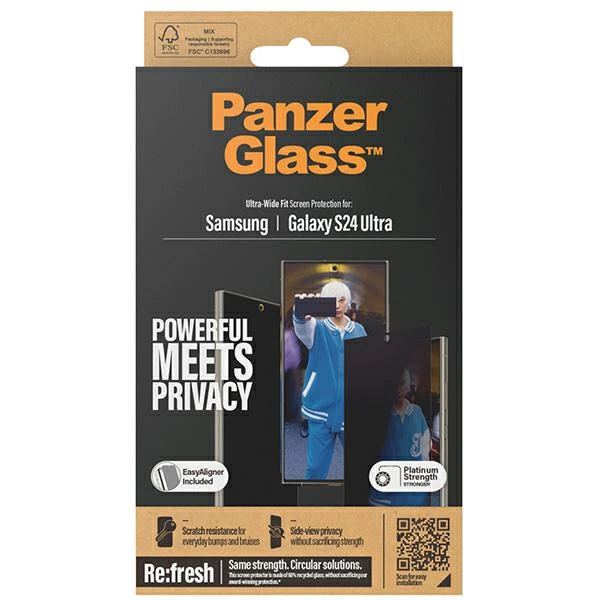 Panzer Glass PanzerGlass Privatumo ekrano apsauga Samsung Galaxy S 2024 Ultra | Itin platus pritaikymas wA | PanzerGlass aprašymas - Prekės nuotrauka