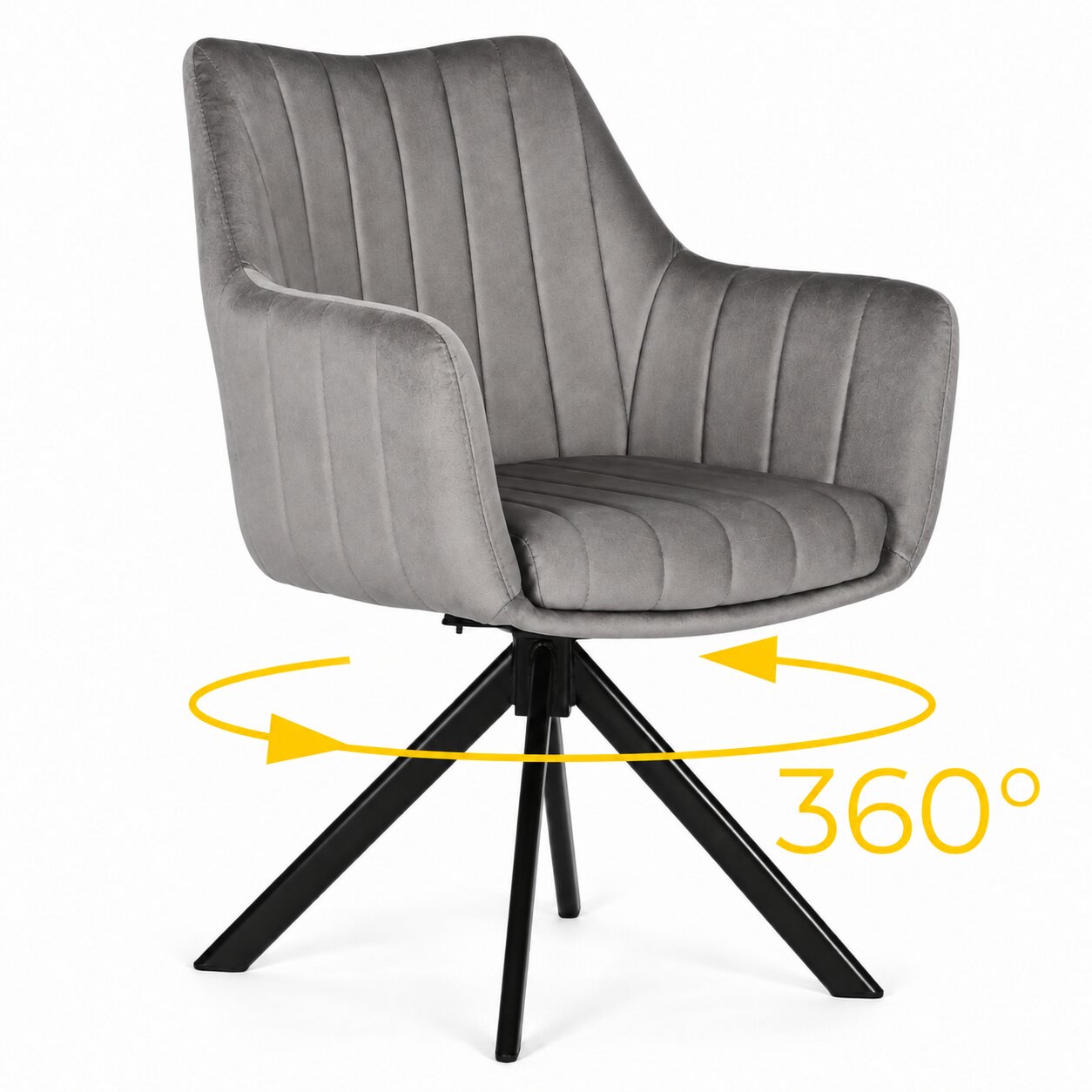 Pasukama minkšta aksominė moderni kėdė valgomajam ir svetainei, smėlio spalvos ModernHome aprašymas - Prekės nuotrauka
