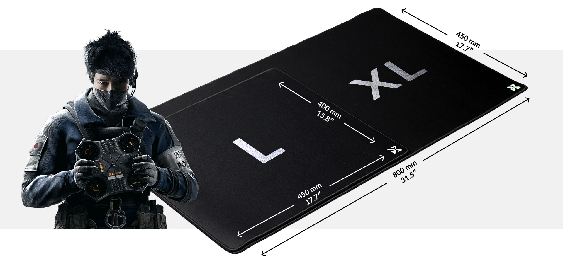 Pelės Kilimėlis Dream Machines DM kilimėlis XL (800mm x 450mm) aprašymas - Prekės nuotrauka