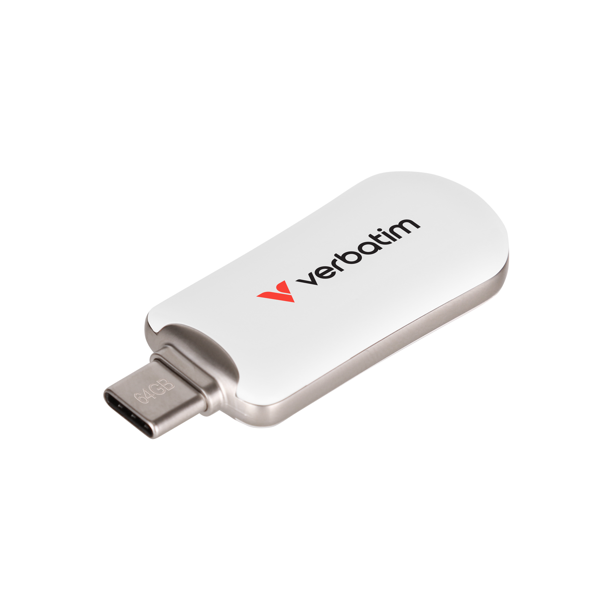 Atmintukas Verbatim Plectra 64GB USB-C, baltas, 30228 aprašymas - Prekės nuotrauka