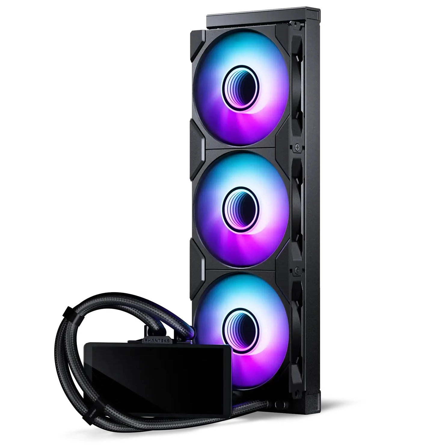 Phanteks Glacier One 360M25 LCD AiO Vanduo Cooling, 6-Inch Ekranas – 360mm, Juodas aprašymas - Prekės nuotrauka