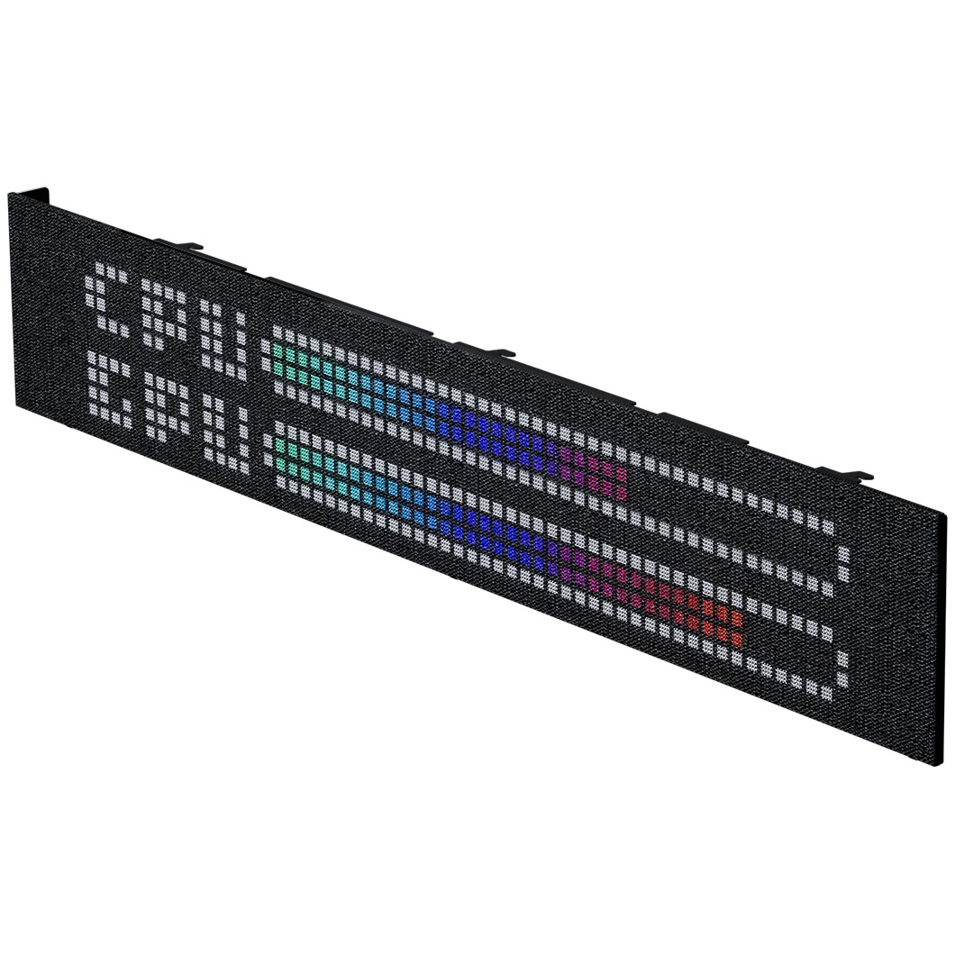 Phanteks Matrix Ekranas Upgrade Kit, 600 LEDs, for XT View & Eclipse G400A – juodas aprašymas - Prekės nuotrauka