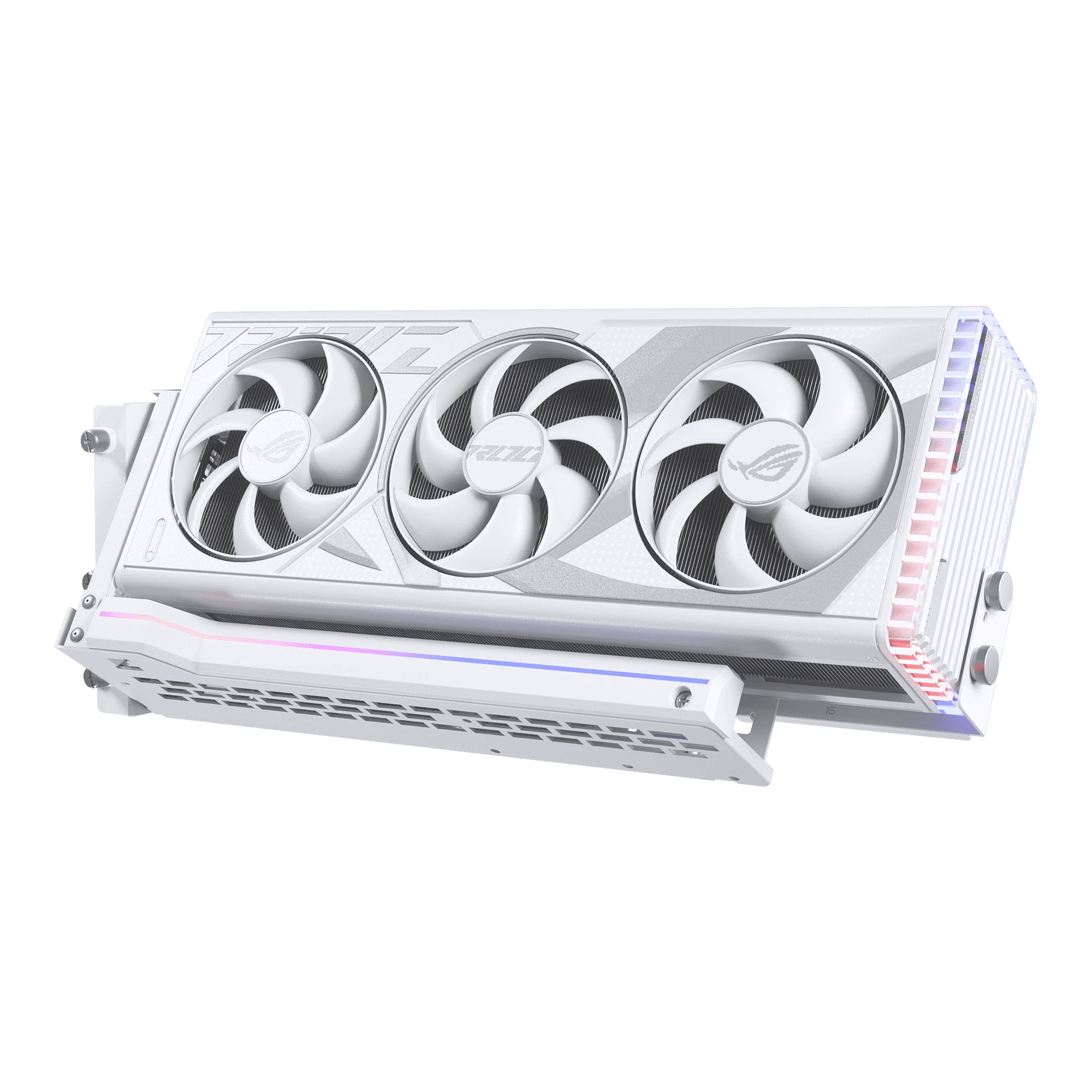 Phanteks Premium PCIe Gen 5 Vertical GPU Bracket, DRGB, with PCIe 5.0 Riser Cable – 220mm, baltas aprašymas - Prekės nuotrauka