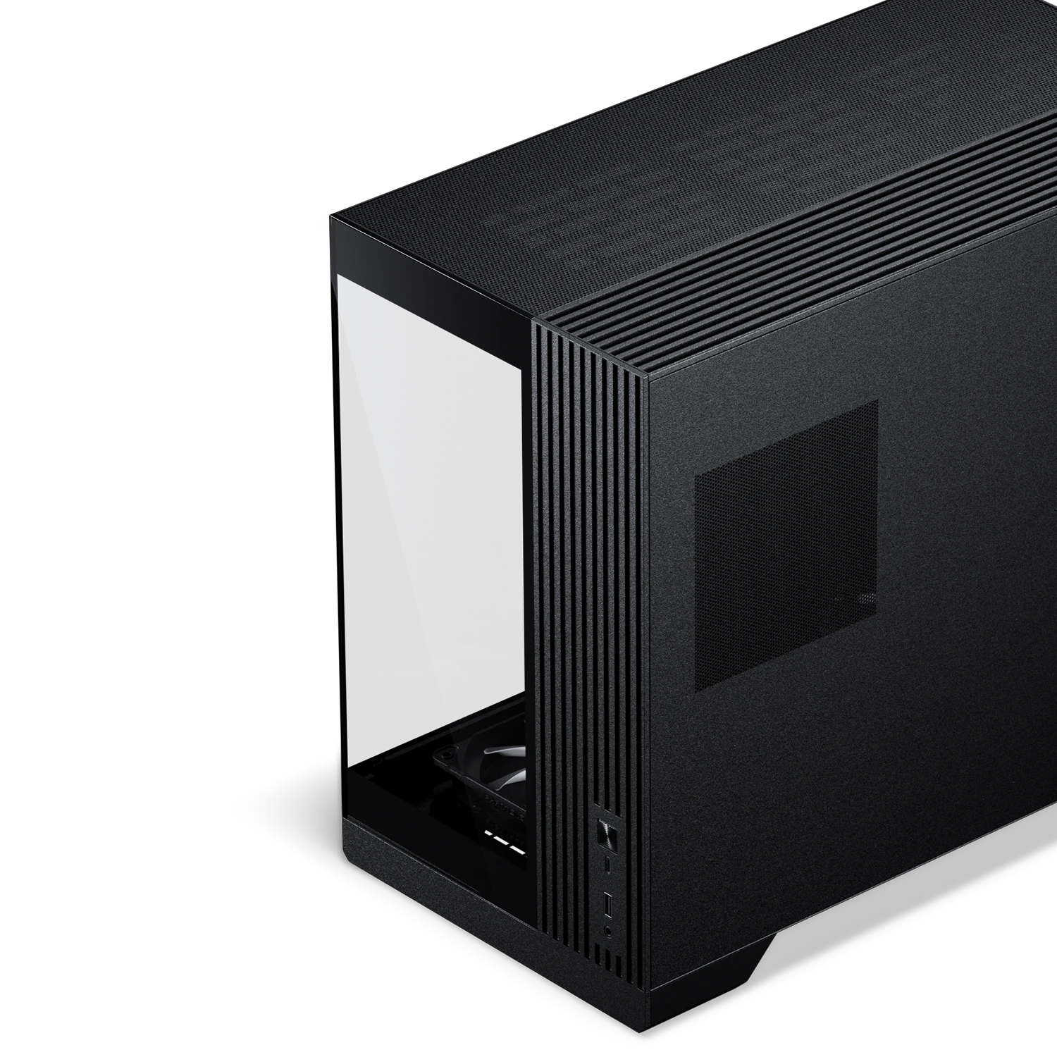 Phanteks XT V3 PC Case, Mini Case, mATX, Tempered Glass – including 3x 120mm Fans, Juodas aprašymas - Prekės nuotrauka
