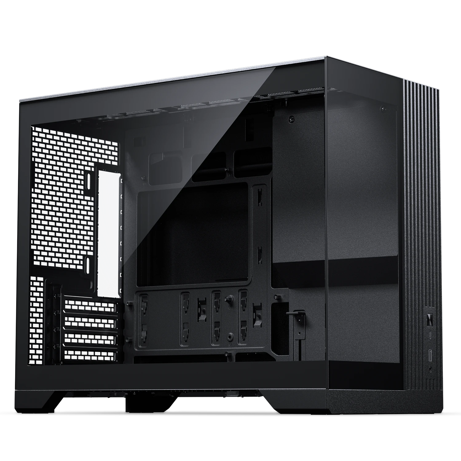 Phanteks XT V3 PC Case, Mini Case, mATX, Tempered Glass – including 3x 120mm Fans, Juodas aprašymas - Prekės nuotrauka