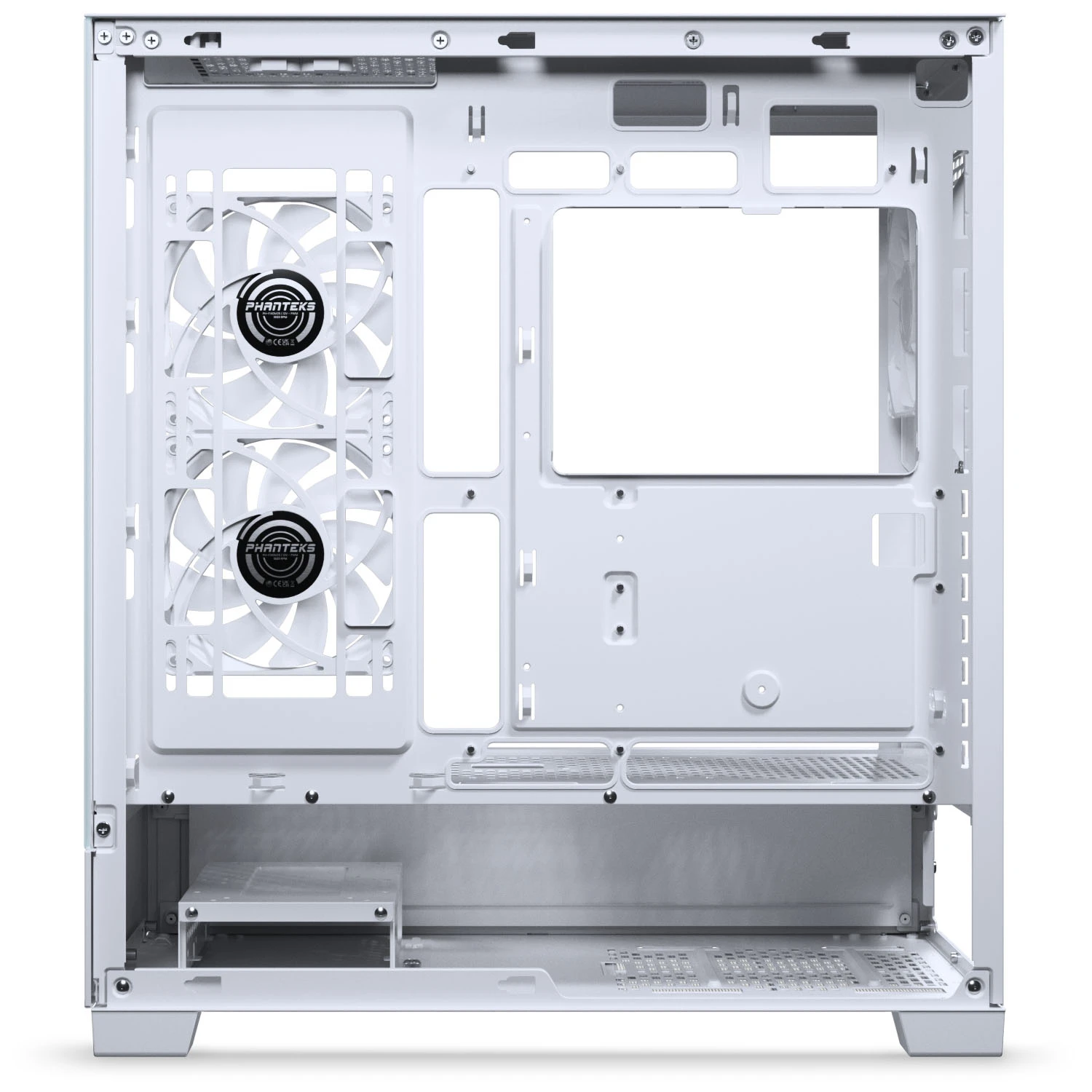 Phanteks XT View Matrix PC Case, Mid-Tower, E-ATX, Tempered Glass, Matrix LED – Baltas aprašymas - Prekės nuotrauka