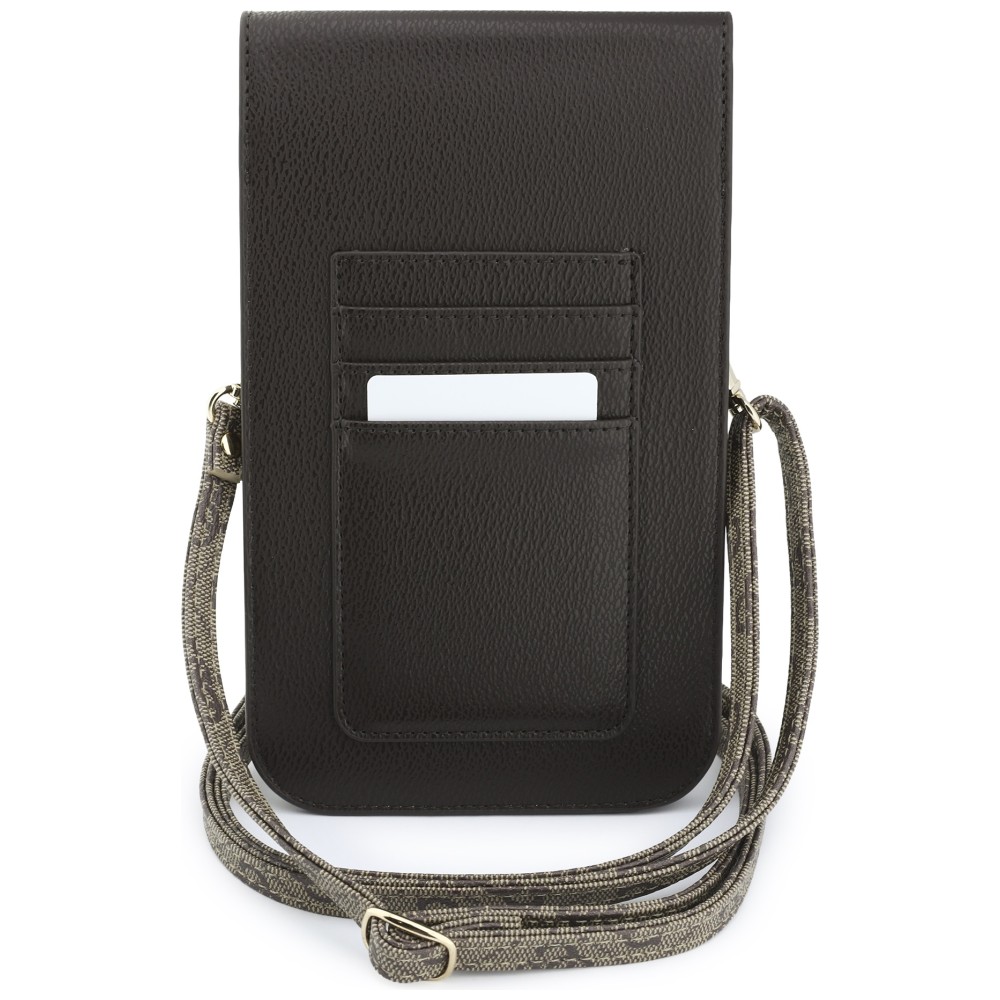 Phone bag Guess Graines 4G & Classic Logos ruda aprašymas - Prekės nuotrauka