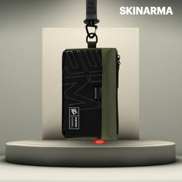 Dėklas Phone bag Skinarma Jager olive aprašymas - Prekės nuotrauka