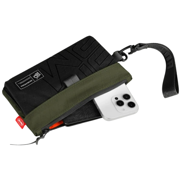 Dėklas Phone bag Skinarma Jager olive aprašymas - Prekės nuotrauka