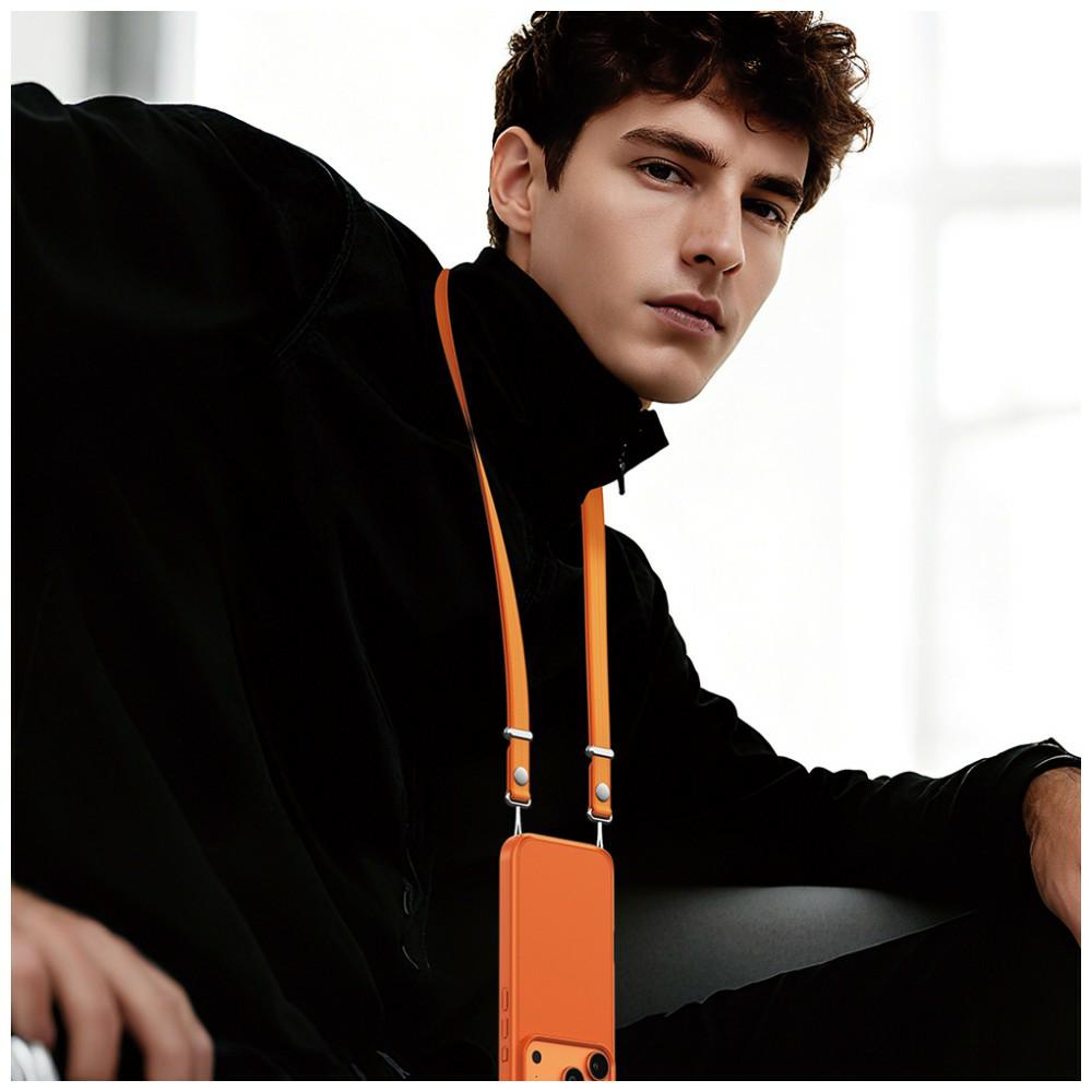 Phone lanyard Usams ZB360 1.08–2.08m oranžinis aprašymas - Prekės nuotrauka