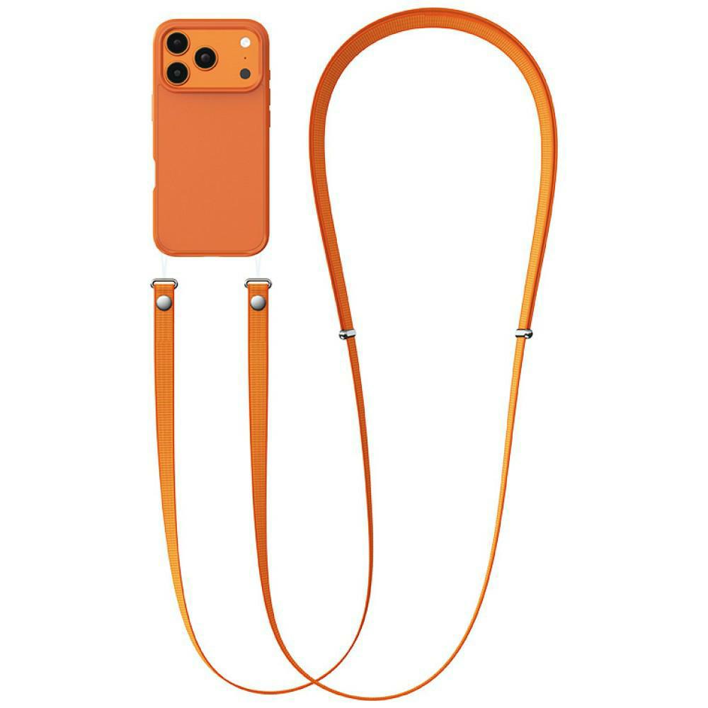 Phone lanyard Usams ZB360 1.08–2.08m oranžinis aprašymas - Prekės nuotrauka