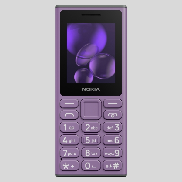 HMD Nokia 105 (TA-1684) Dual Sim Violetinis aprašymas - Prekės nuotrauka HMD Nokia 105 (TA-1684) Dual Sim Violetinis aprašymas - Prekės nuotrauka