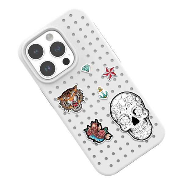 Pinit Tattoo Pin dėklas, rožinės spalvos, 3 raštas aprašymas - Prekės nuotrauka