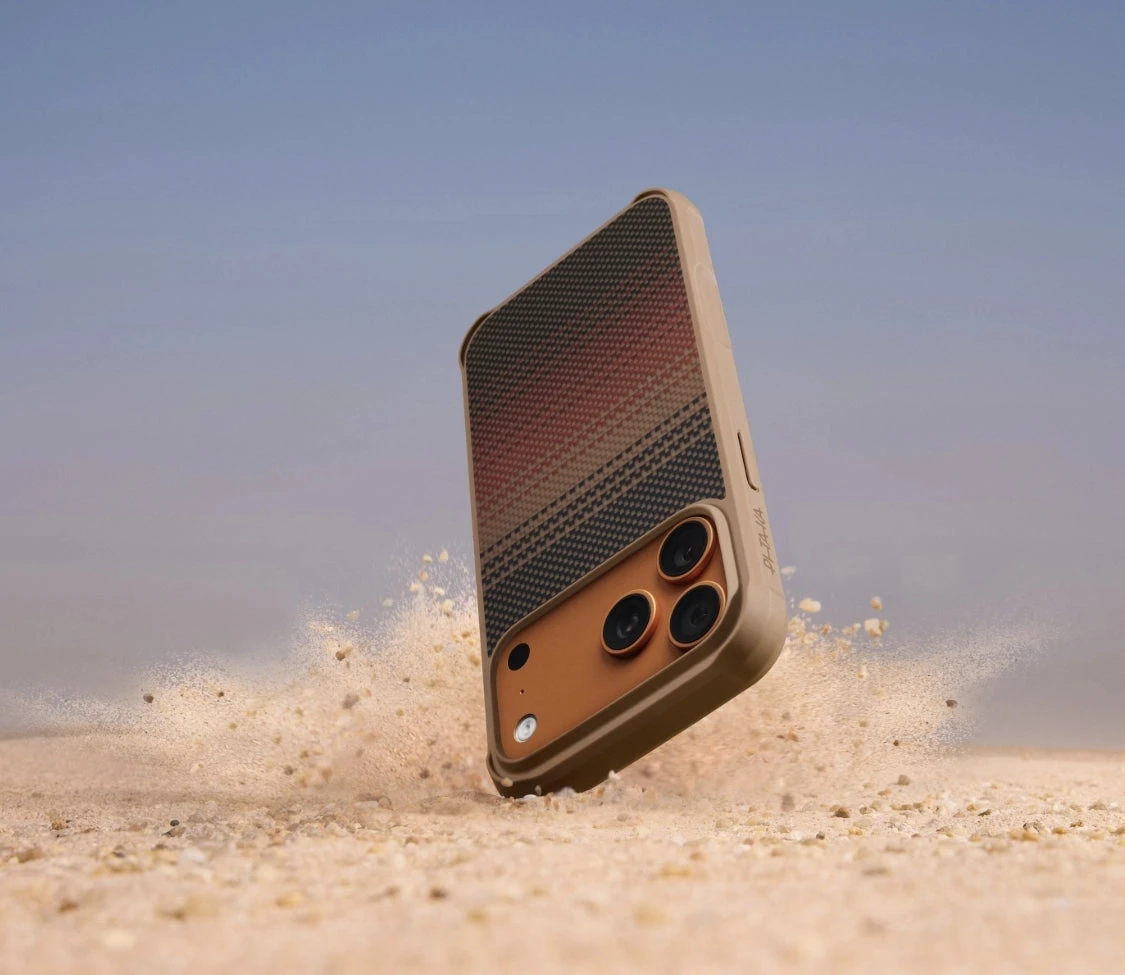 Pitaka Aramid ProGuard dėklas Apple iPhone 17 Pro, saulėlydžio spalvos aprašymas - Prekės nuotrauka Pitaka Aramid ProGuard dėklas Apple iPhone 17 Pro, saulėlydžio spalvos aprašymas - Prekės nuotrauka