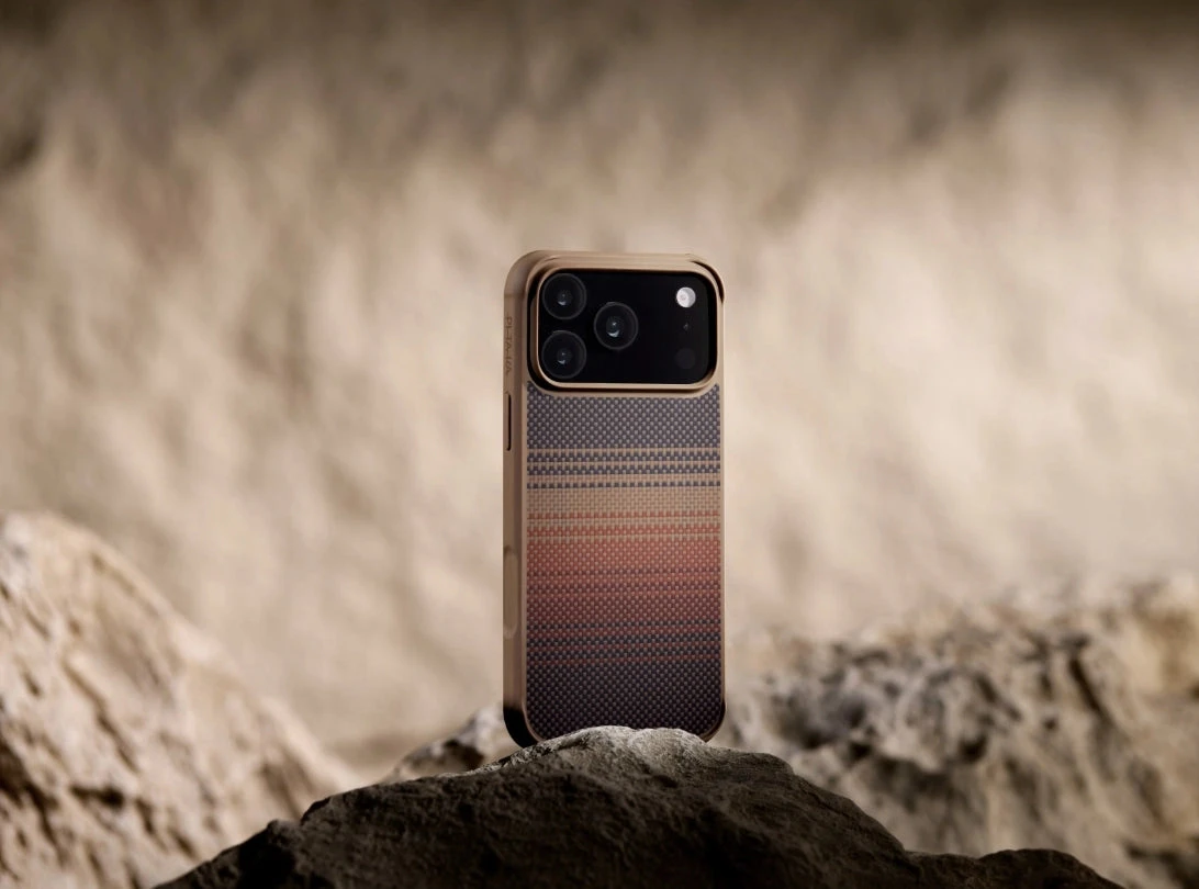 Dėklas Pitaka Aramid ProGuard Case Apple iPhone 17 Pro, sunset aprašymas - Prekės nuotrauka Dėklas Pitaka Aramid ProGuard Case Apple iPhone 17 Pro, sunset aprašymas - Prekės nuotrauka