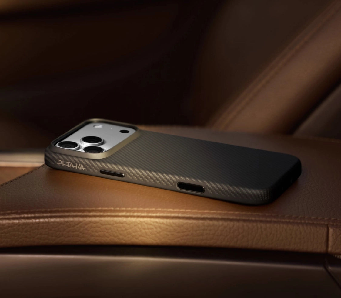 Pitaka Aramid UltraGuard dėklas Apple iPhone 17 Pro Max, juodas aprašymas - Prekės nuotrauka