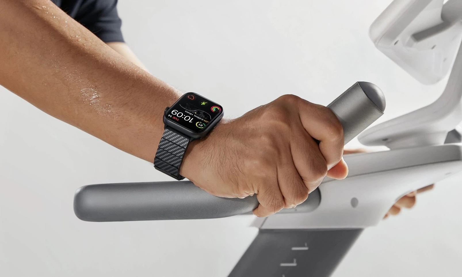 Pitaka Carbon Fiber Apple Watch Band 42/44/45/49mm aprašymas - Prekės nuotrauka