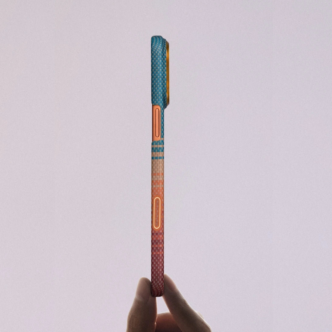 Dėklas Burga Pitaka Edge Case, California Dream Sunset 2.0 – iPhone 18/17 Pro Max aprašymas - Prekės nuotrauka