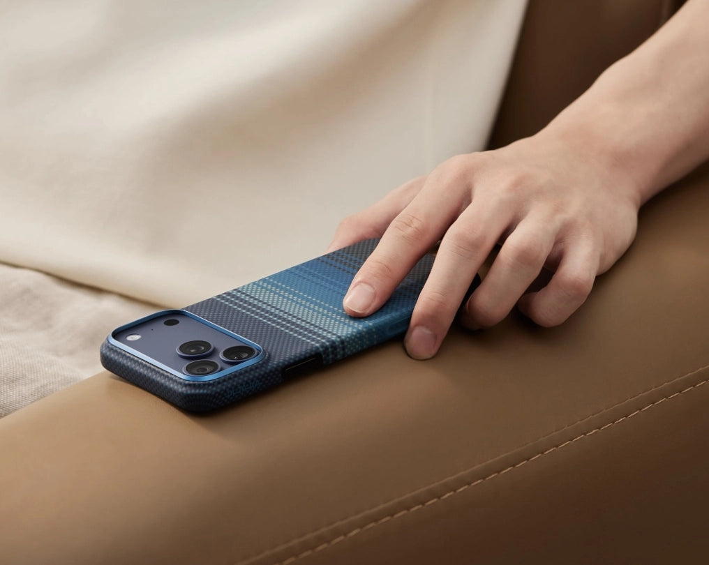 Dėklas Burga Pitaka Edge Case, Moonrise 2.0 – iPhone 18/17 Pro aprašymas - Prekės nuotrauka