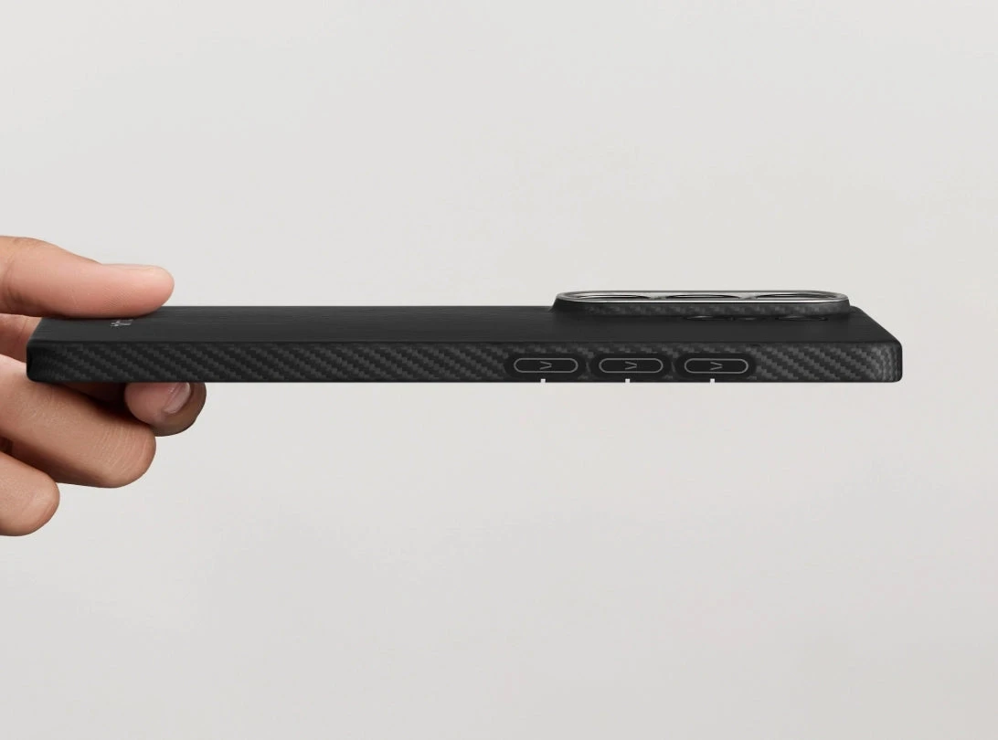 Dėklas Pitaka Edge Case Samsung Galaxy S26 Plus, juodas aprašymas - Prekės nuotrauka