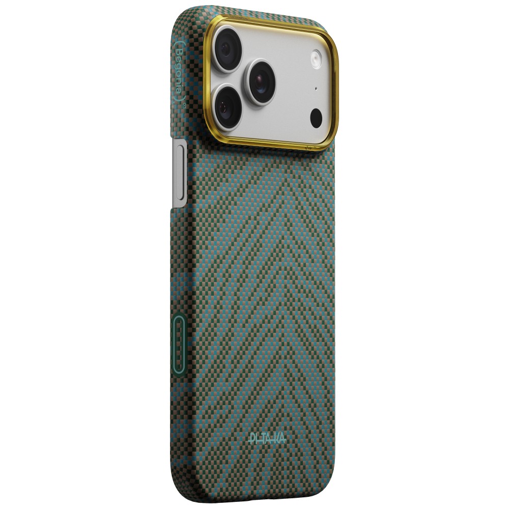 PITAKA Edge Dėklas Breath of Veins for Apple iPhone 17 Pro Max dive žalias aprašymas - Prekės nuotrauka