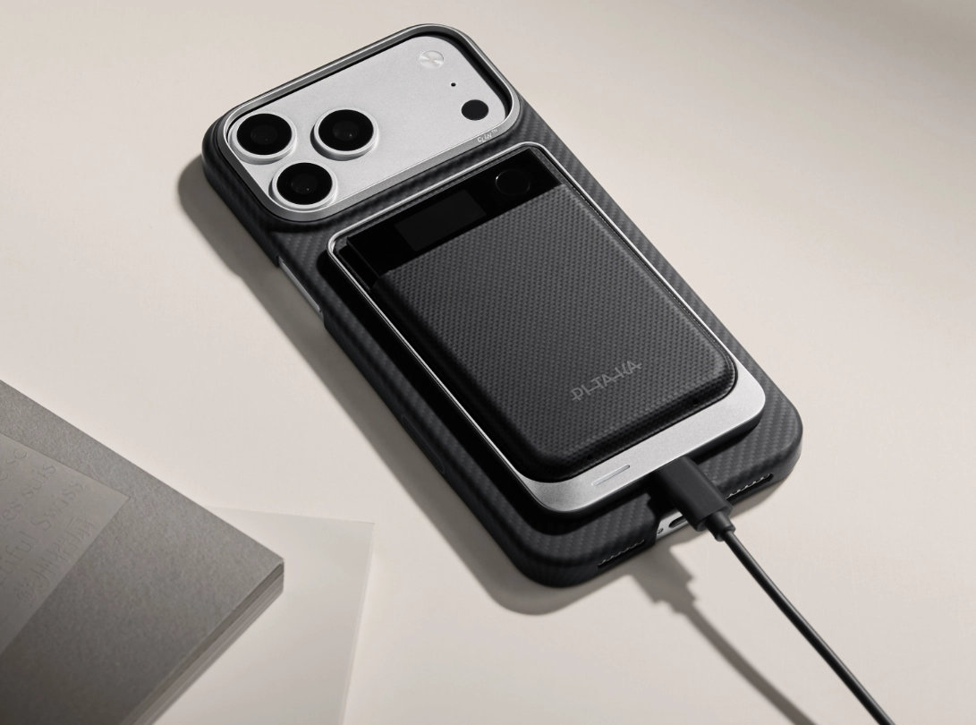 Dėklas Burga Pitaka MagMod Card Sleeve & Charger Set, moonrise – Plaud Note aprašymas - Prekės nuotrauka
