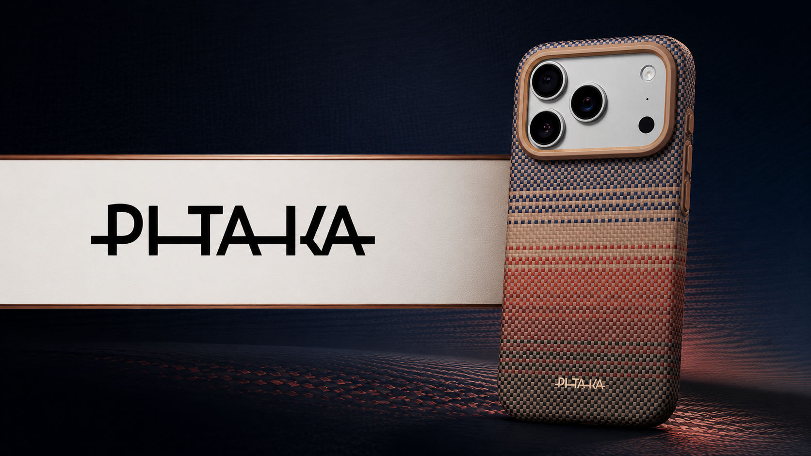 PITAKA Summa dėklas, skirtas iPhone 18 Pro / 17 Pro Sunset aprašymas - Prekės nuotrauka