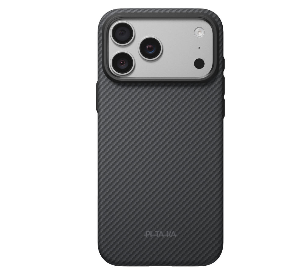 PITAKA Summa dėklas, skirtas iPhone 18 Pro Max / 17 Pro Max, juodas-pilkas aprašymas - Prekės nuotrauka
