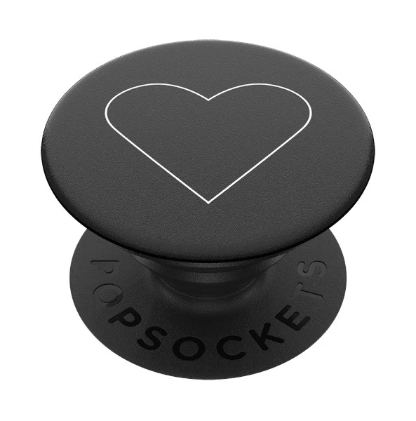 Popsockets 2 Baltas Heart Juodas 800667 telefono laikiklis – standard aprašymas - Prekės nuotrauka Popsockets 2 Baltas Heart Juodas 800667 telefono laikiklis – standard aprašymas - Prekės nuotrauka