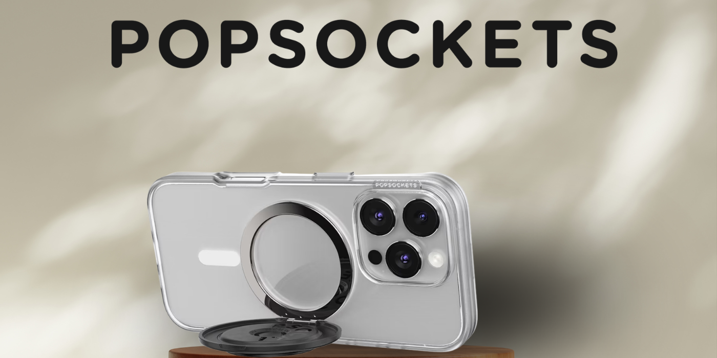 PopSockets Aluminum Radial MagSafe phone grip and stand juodas aprašymas - Prekės nuotrauka