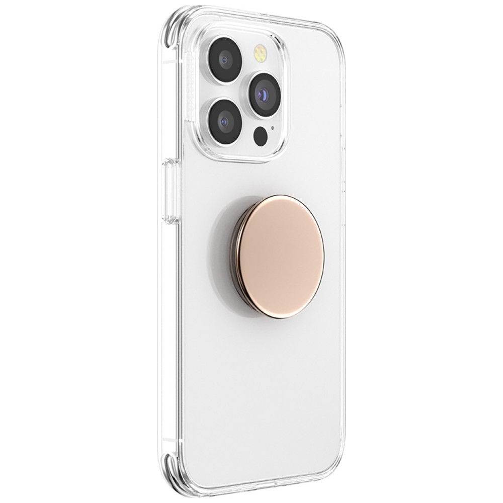 PopSockets MagSafe Aluminum Latte telefono laikiklis ir stovas, smėlio spalvos aprašymas - Prekės nuotrauka