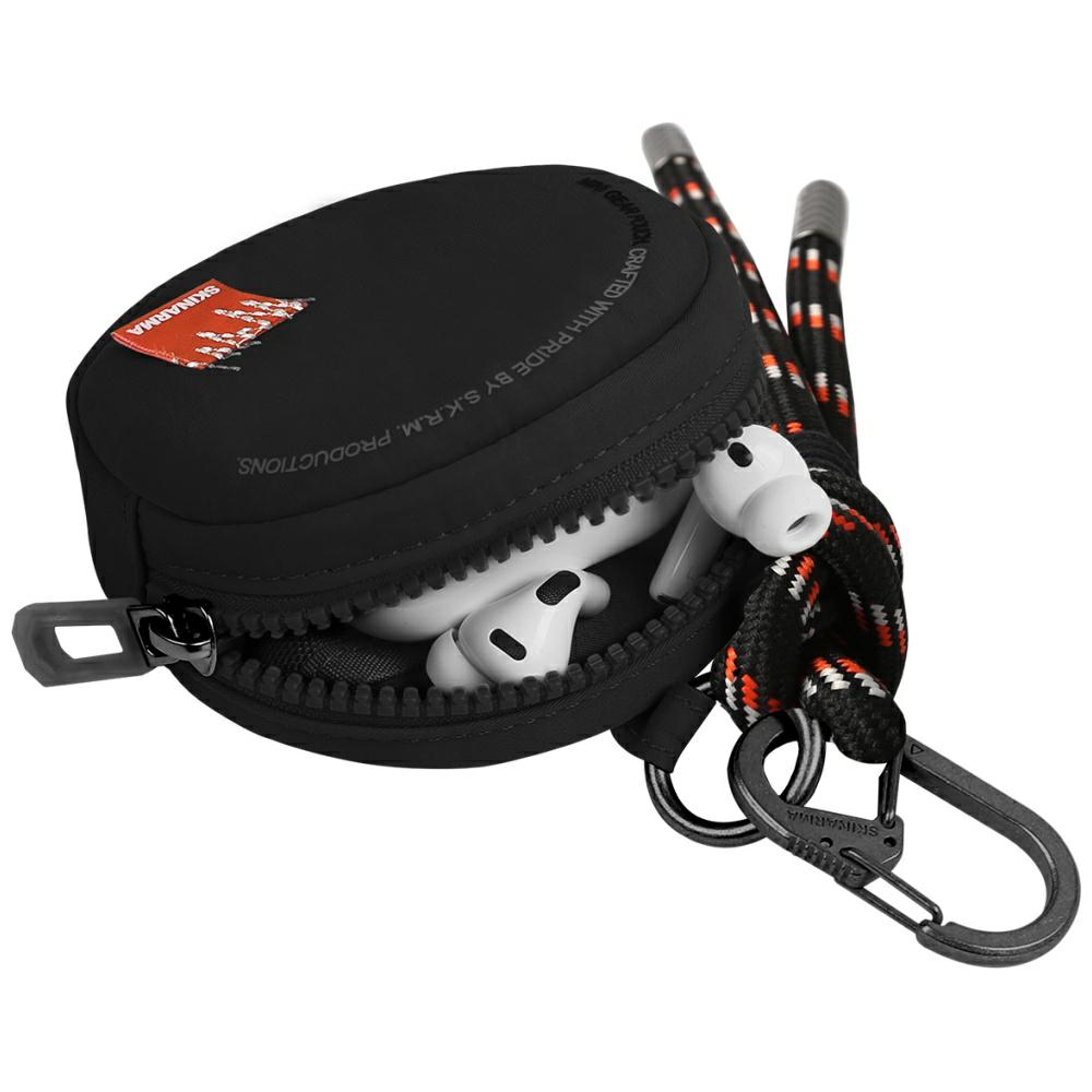 Pouch with carabiner Skinarma Jax juodas aprašymas - Prekės nuotrauka