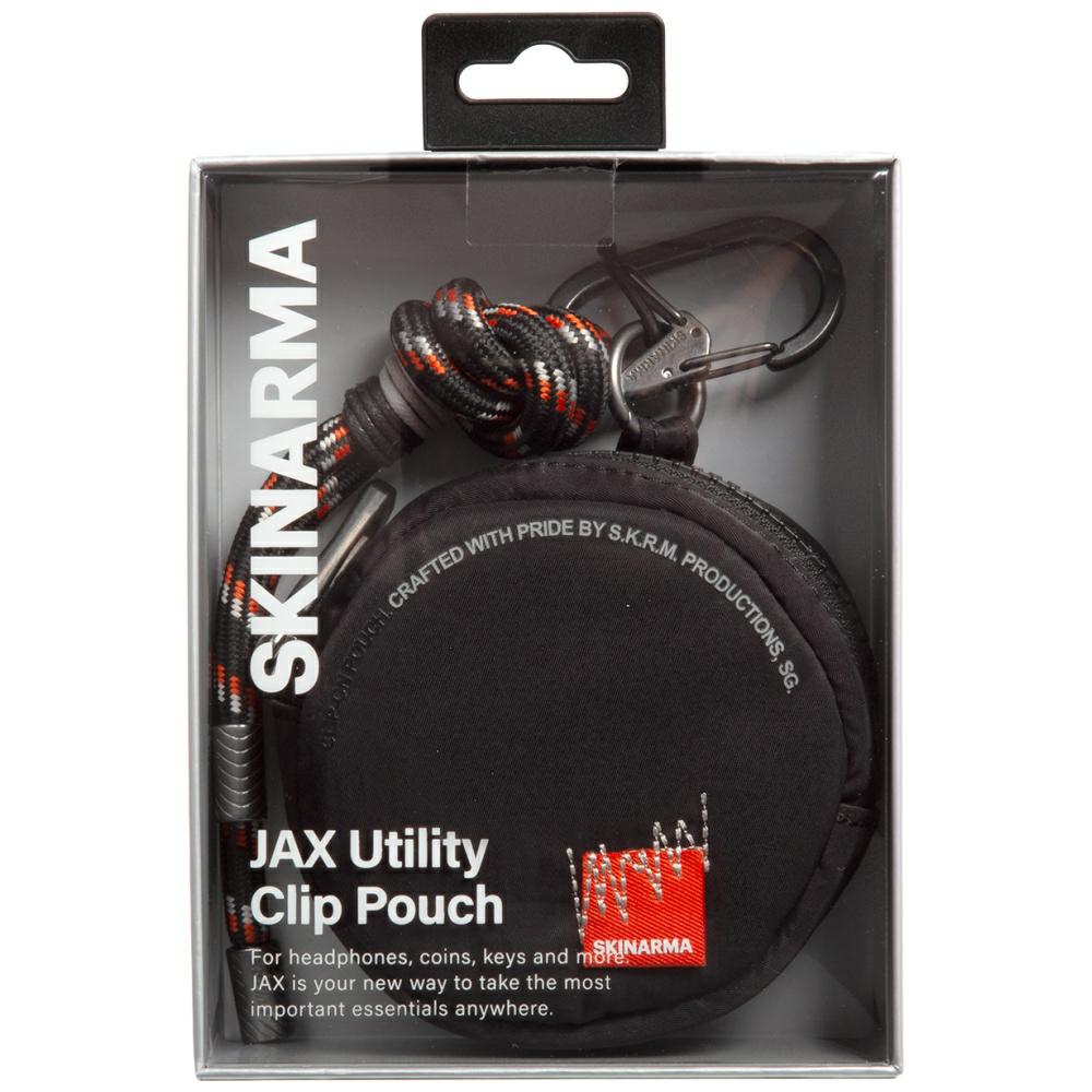 Pouch with carabiner Skinarma Jax juodas aprašymas - Prekės nuotrauka