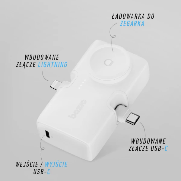 Energea PowerBank 3in1 Bazic Koda 5000mAh PD20W USB-C/Lightning juodos spalvos aprašymas - Prekės nuotrauka Energea PowerBank 3in1 Bazic Koda 5000mAh PD20W USB-C/Lightning juodos spalvos aprašymas - Prekės nuotrauka