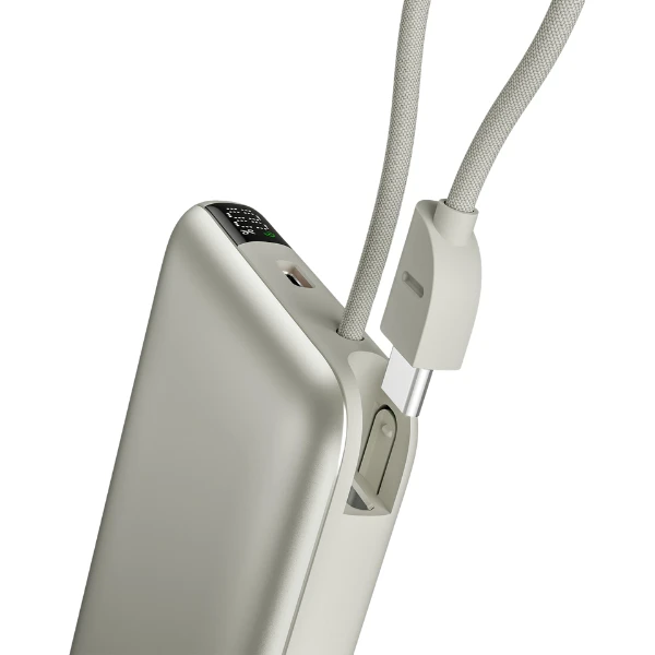 Energea PowerBank Bazic Fusion Mag 10000mAh MagSafe kabelis USB-C pilkos spalvos aprašymas - Prekės nuotrauka Energea PowerBank Bazic Fusion Mag 10000mAh MagSafe kabelis USB-C pilkos spalvos aprašymas - Prekės nuotrauka