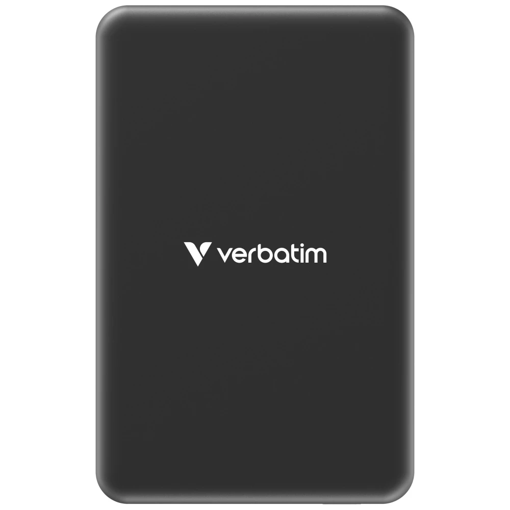 Powerbank Verbatim Charge n Go Essentials 10000mAh Magnetic Wireless juodos spalvos 32227 aprašymas - Prekės nuotrauka Powerbank Verbatim Charge n Go Essentials 10000mAh Magnetic Wireless juodos spalvos 32227 aprašymas - Prekės nuotrauka