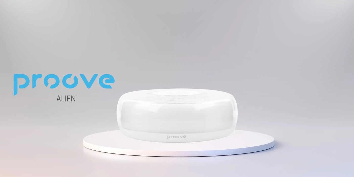 Proove naktinė lempa Alien LED RGB 5W su indukciniu įkrovimu 15W baltas aprašymas - Prekės nuotrauka