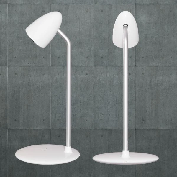 Proove Modernus LED stalinis šviestuvas 10W su 15W belaidžiu įkrovikliu baltos spalvos aprašymas - Prekės nuotrauka Proove Modernus LED stalinis šviestuvas 10W su 15W belaidžiu įkrovikliu baltos spalvos aprašymas - Prekės nuotrauka