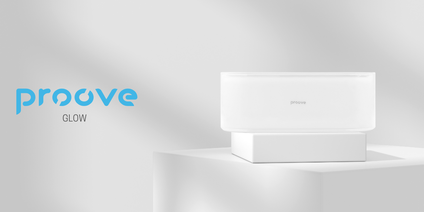Proove naktinė lempa Glow LED RGB 1200mAh 5W su 15W indukciniu įkrovimu, baltos spalvos aprašymas - Prekės nuotrauka