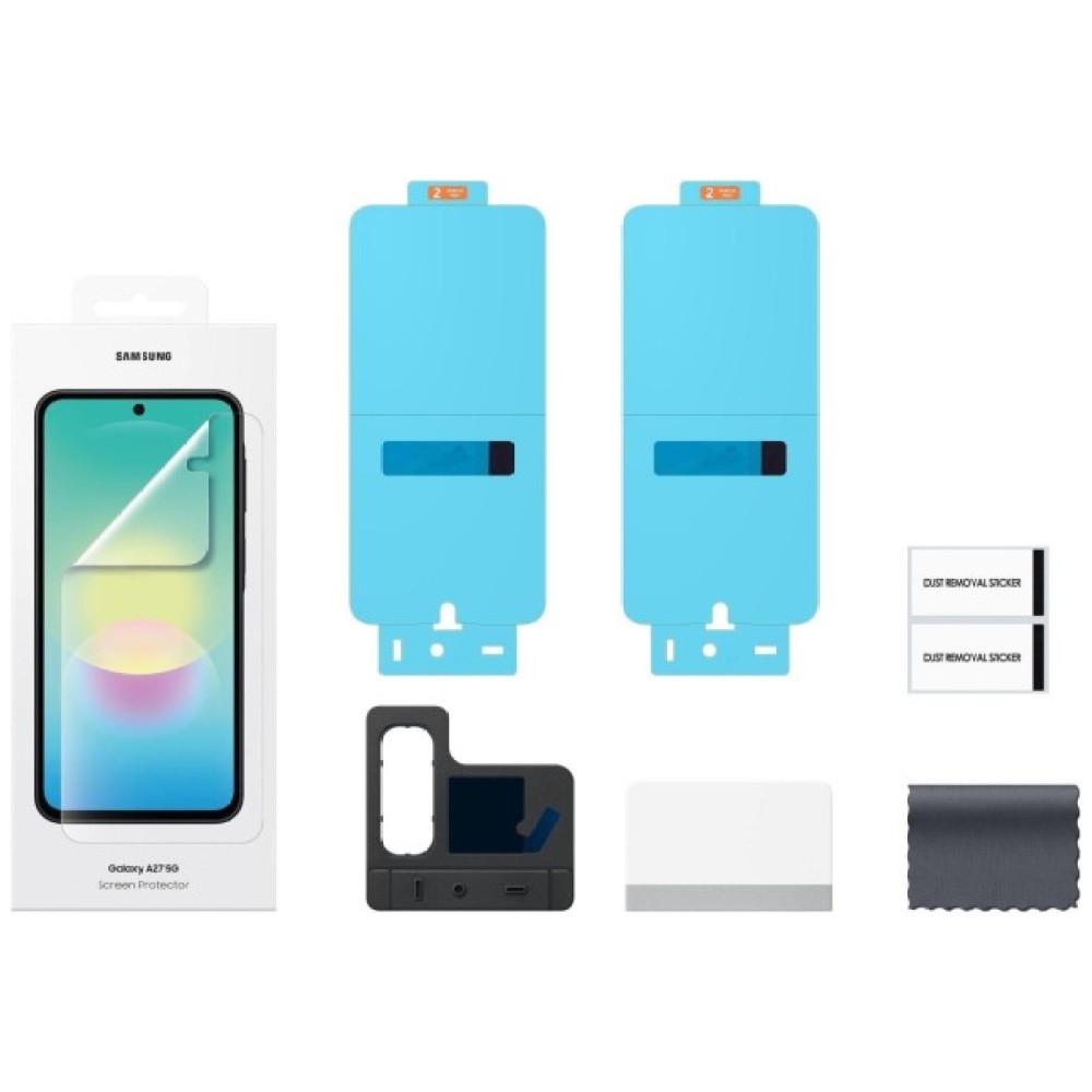 112803 Apsauginė plėvelė Samsung Galaxy A27 telefonui. 2 vnt. apsauginė plėvelė nuo atspindžių. aprašymas - Prekės nuotrauka