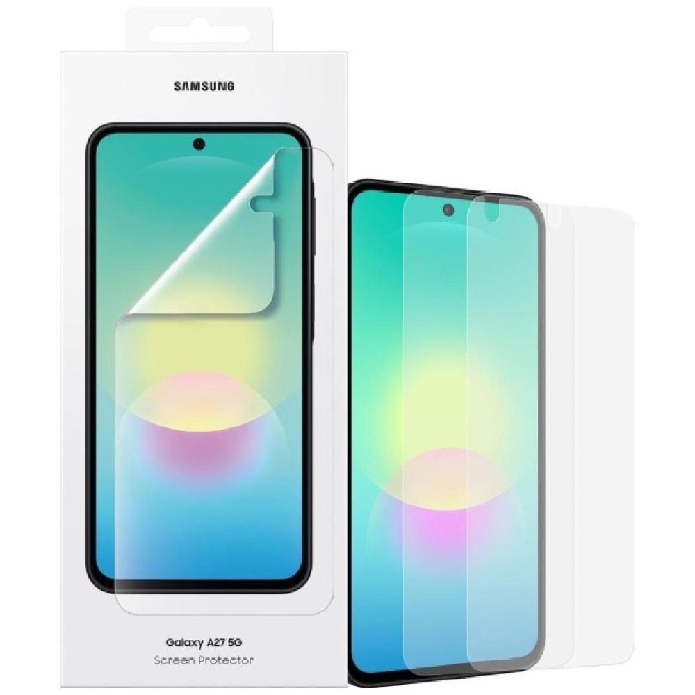112803 Apsauginė plėvelė Samsung Galaxy A27 telefonui. 2 vnt. apsauginė plėvelė nuo atspindžių. aprašymas - Prekės nuotrauka